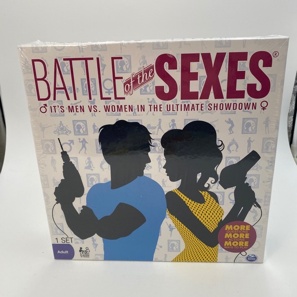 Spin Master Other - Battle of the Sexes Board Game Spin Master‎ Adult Trivia Party Game New Sealed